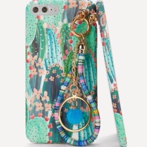 🌵Cactus Print iPhone Case with Charm
